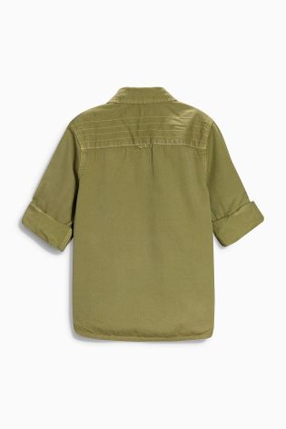 Khaki Utility Shirt (3mths-6yrs)